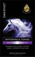 Bee Kind Natural Horse Whitening & Brightening Shampoo + Wash Bar & Soap Bag