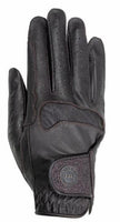 Paris - Leather riding gloves with Glitter closure