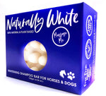 NATURALLY WHITE- Whitening Shampoo Massage Bar for Horses & Dogs